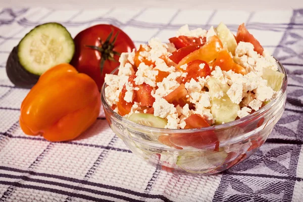 Ensalada Tradicional Serbia Bowl — Foto de Stock