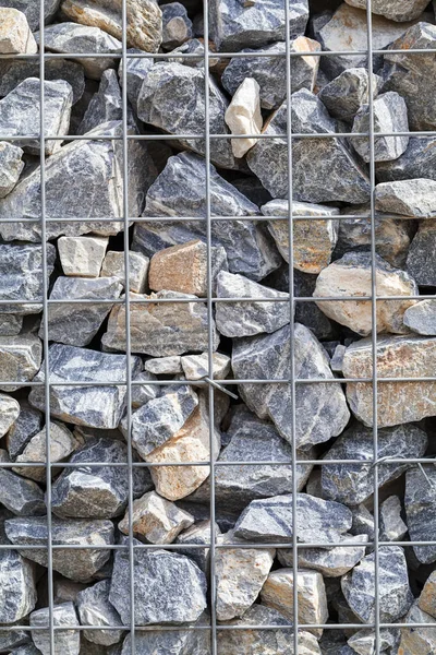 Large Stones Wire Fences Note Shallow Depth Field — Stock Photo, Image