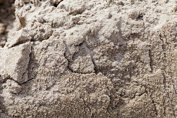 Будівельний Пісок Біля Ділянки Невелика Глибина Різкості — стокове фото