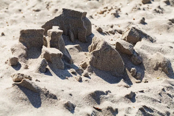 Zand Bouw Ondiepe Scherptediepte — Stockfoto