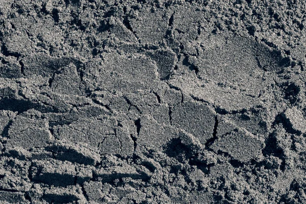 Nşaattaki Kum Alanın Derinliğine Dikkat Edin — Stok fotoğraf