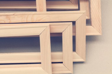 Tuvali olmayan resimler için çerçeveler, yüzeysel alan derinliğine dikkat edin