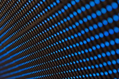 arka plan bulanık için karanlık bir arka plan üzerinde soyut mavi ışık