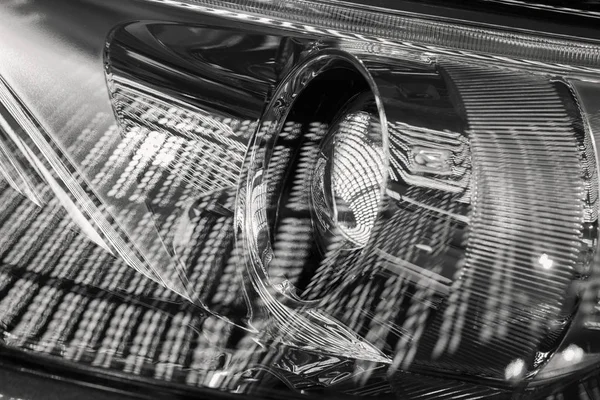 Abstraction Headlights Car Note Shallow Depth Field — Stock Photo, Image