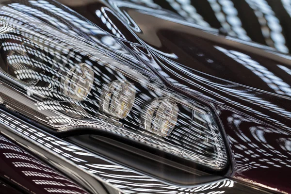 Type Headlights Vehicle Note Shallow Depth Field — Stock Photo, Image