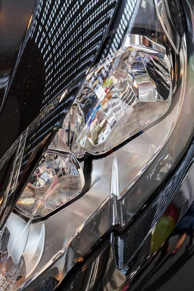 Abstract Type Headlights Vehicle Note Shallow Depth Field — Stock Photo, Image