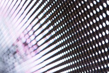 Bulanık arkaplan üzerine soyut pembe ve beyaz ışık