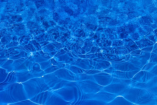 Abstrakt Agua Azul Piscina Nota Sallow Profundidad Campo — Foto de Stock