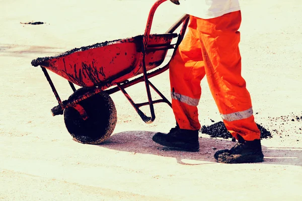 Gereedschapswagens Voor Het Vervoer Van Materialen Bouw — Stockfoto