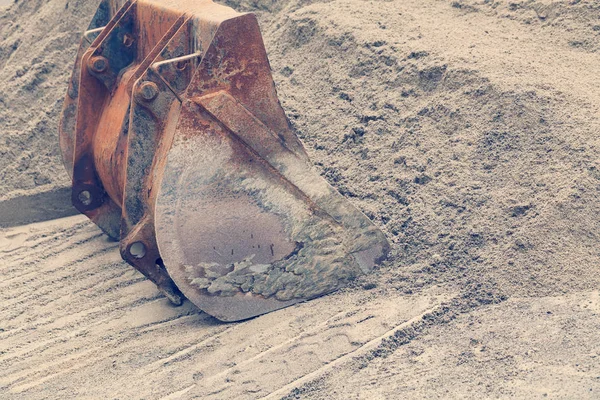 Schaufel für Bagger — Stockfoto