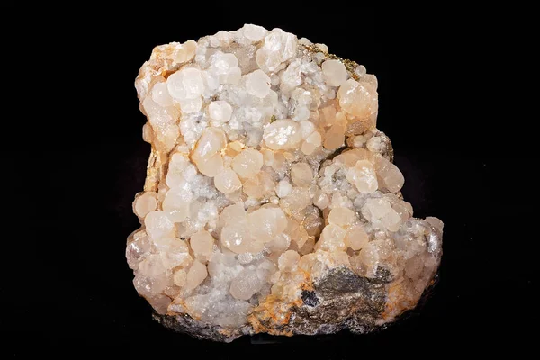 Pyrite Minéral Groupe Des Sulfures Sur Fond Blanc — Photo