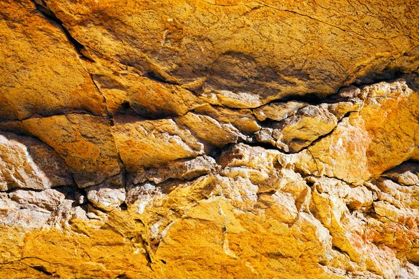 Кам Яна Стіна Біля Входу Печеру — стокове фото