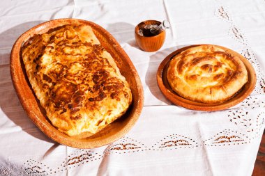 Serbian traditional  cheese pie