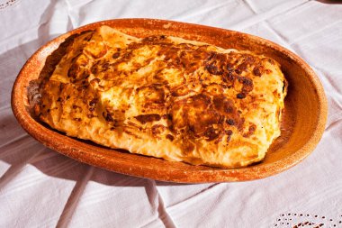 Serbian traditional  cheese pie