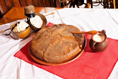 bread of integral pancakes