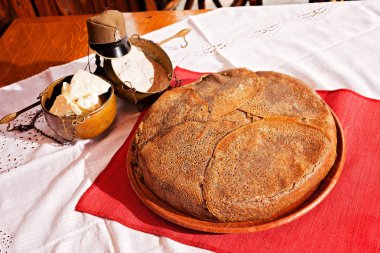 bread of integral pancakes