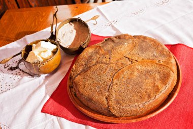 bread of integral pancakes