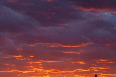 bulutlar fırtına, not alan sığ derinliği öncesi