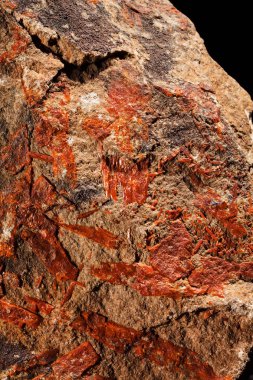 Doğadan bir mineral örneği.