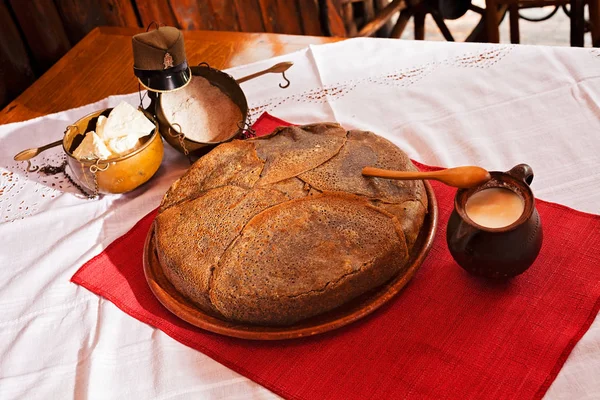 bread of integral pancakes