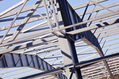 İnşaat ekipman ve işçiler ile