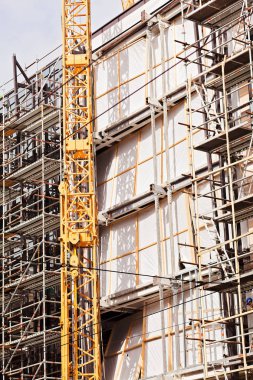 Bir iş binası inşa ediliyor