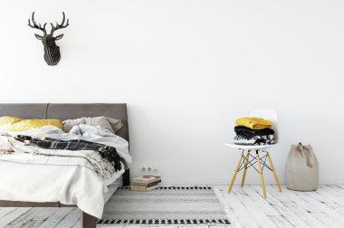 Duvar, duvar iç, çerçeve mockup, Poster mock-up, ürün örnekler, tuval Mockup, sunu Sanat çalışması, İskandinav tarzı stok görüntü