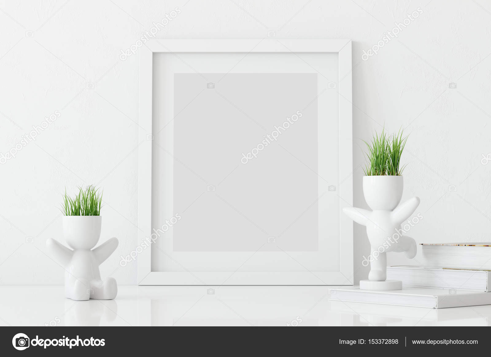 Manichino di poster nel salotto interno — foto stock © yuri u #153372898 Poster per salotto