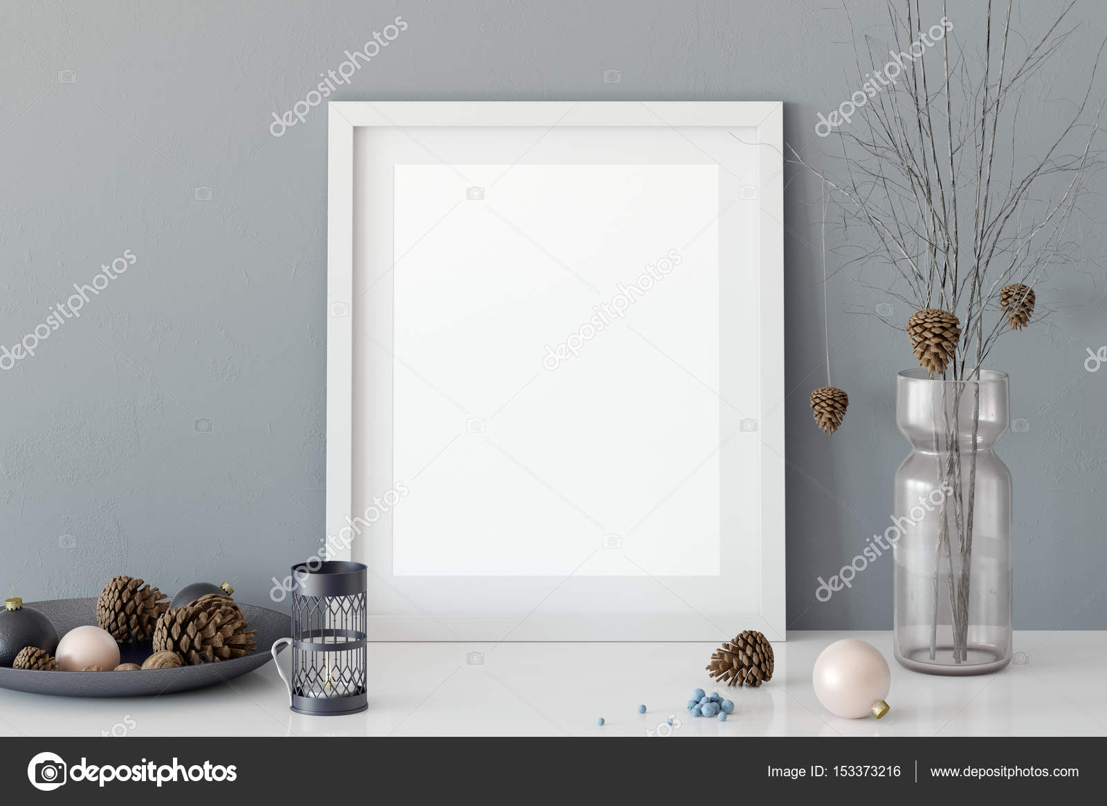 Manichino di poster nel salotto interno — foto stock © yuri u #153373216 Poster per salotto