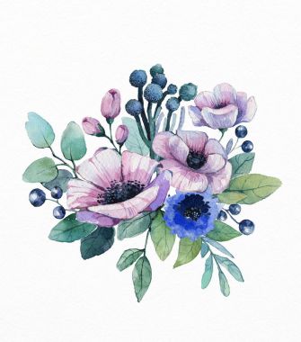 Suluboya, dekoratif kompozisyonları