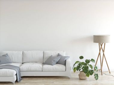 duvar iç kadar alay et. Duvar sanatı. 3D render, 3d çizim