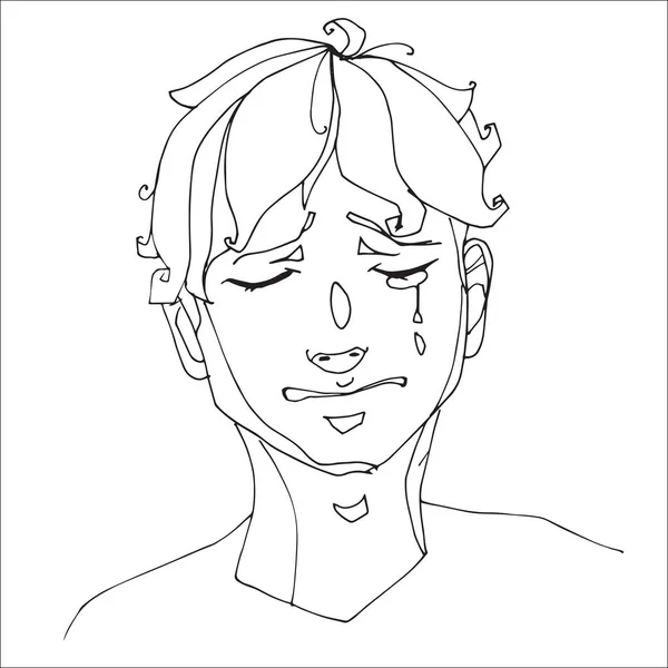 Ağır, insan duygularını ağlayarak çocuk