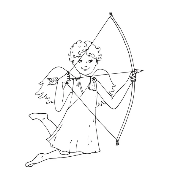 Angel Cupid aşk ok ile