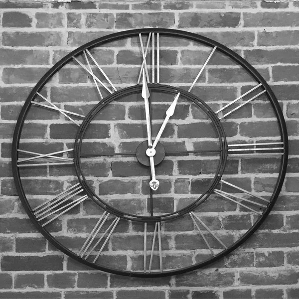 Black and white Clock