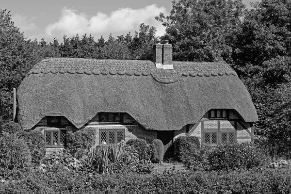 BW Cottage en New Forest 1 Fotos De Stock Sin Royalties Gratis