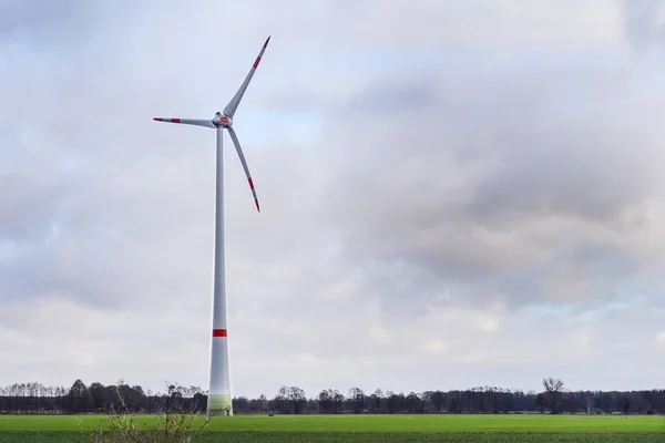 Szélgenerátor Generál Környezetbarát Energia Természetben — Stock Fotó