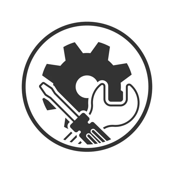 Icône de réparation. symbole de service — Image vectorielle