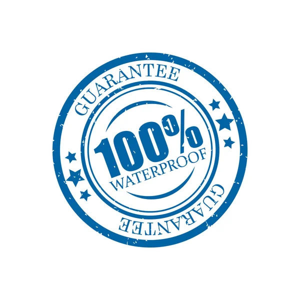 Su geçirmez mavi garanti kauçuk kütükleri.