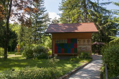 Mozirje, Slovenya - 5 Mayıs 2014: Geleneksel renkli ve resim