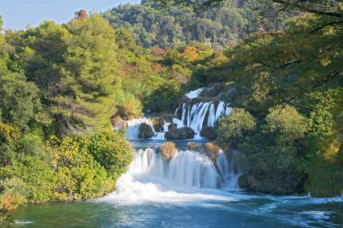 Milli Park Krka, Hırvatistan basamaklı şelale