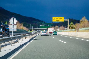 Karayolu A1 otoyol Slovenya Vransko çıkmak