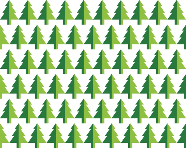 Seamless mönster julgranar till nyår Gratulationskort/tapet bakgrund. Vektorillustration. — Stock vektor
