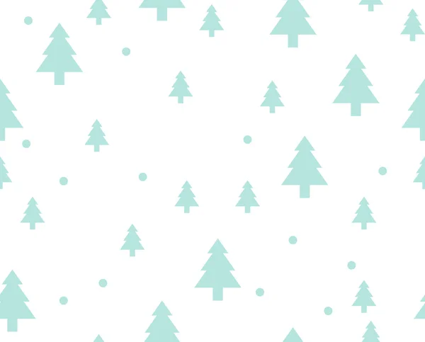 Нежный узор Рождественские елки для новогодних открыток / обои фон. Векторная миграция . — стоковый вектор