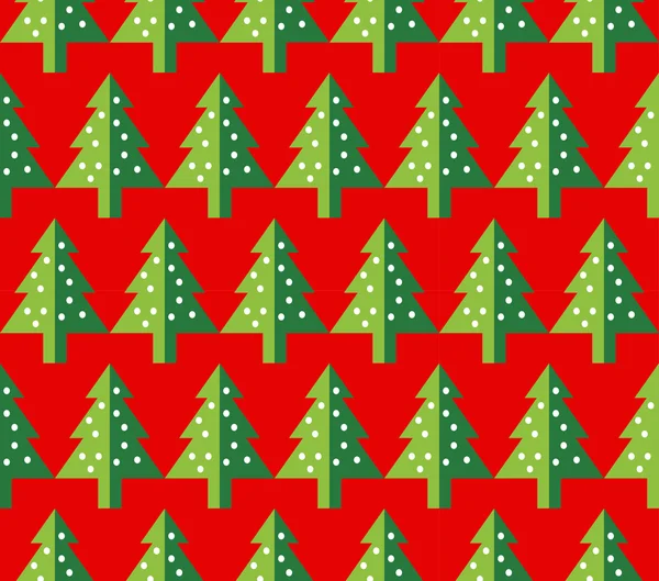 Arbre de Noël Modèle sans couture pour la nouvelle année carte de vœux / fond d'écran. Illustration vectorielle . — Image vectorielle