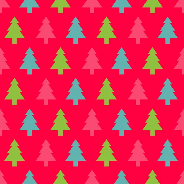 Arbre de Noël Modèle sans couture pour la nouvelle année carte de vœux / fond d'écran. Illustration vectorielle. sapin symbole . — Image vectorielle