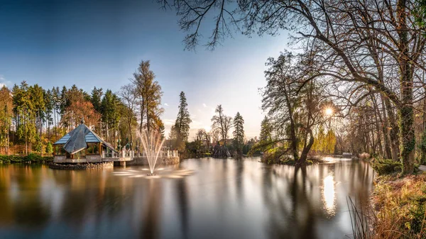 Panorama schmackhafter fisch in rajecke teplice — Stockfoto