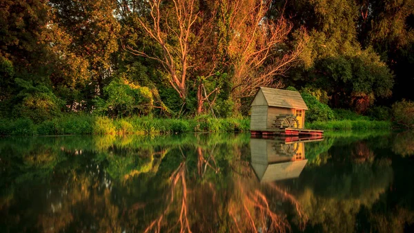 Die Kleine Wassermühle Zalesie Slowakei — Stockfoto