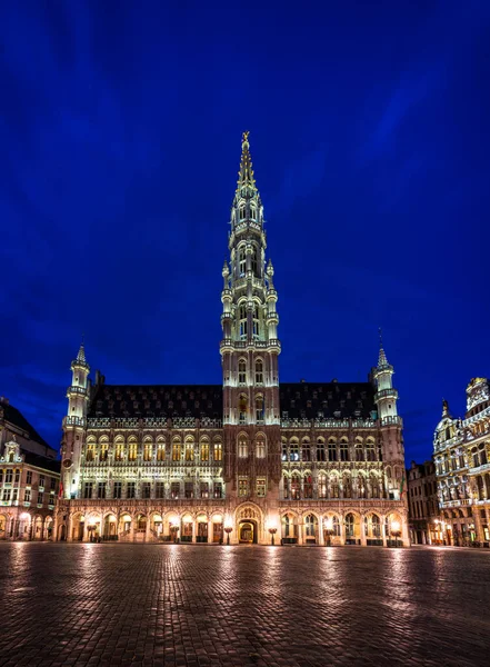 Grote Markt Vroege Ochtend België — Stockfoto