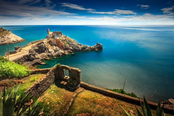 Portovenere Nelle Cinque Terre Liguri Italia — Foto Stock