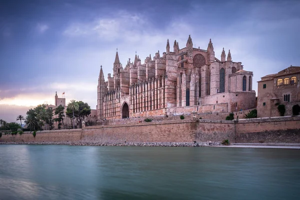 Katedrála Palma Mallorca Mallorca Baleárské Ostrovy Španělsko — Stock fotografie
